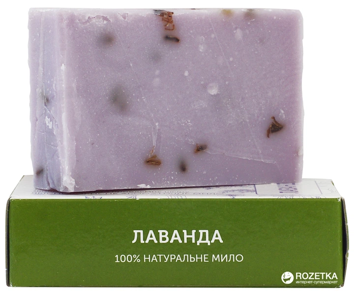 Упаковка мыла туалетного натурального Яка Лаванда ручной работы 75 г х 2 шт (29615117) - изображение 4