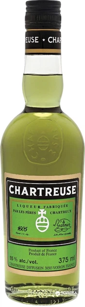 Ликер Chartreuse Green 0.375 л 55% (3023480110356) - изображение 1
