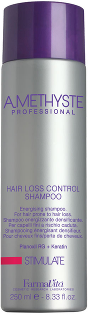 Акція на Шампунь Farmavita Amethyste Stimulate Hair Loss Control Shampoo для стимулювання росту волосся 250 мл від Rozetka