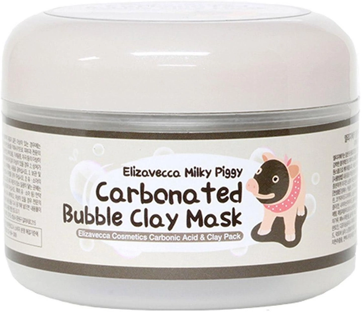 Маска для лица Глиняно-пузырьковая Elizavecca Milky Piggy Carbonated Bubble Clay Mask 100 мл (8809071369427) 
