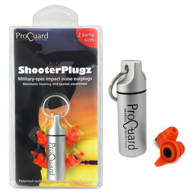 Активные беруши для охоты, стрельбы Proguard ShooterPlugz + запасные вкладыши (120690) - изображение 1