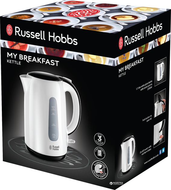 Электрочайник RUSSELL HOBBS My Breakfast 25070-70 - изображение 16
