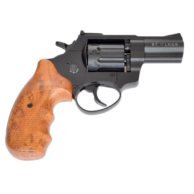 Револьвер Флобера Stalker S 2.5" 4 мм Wood (барабан силумін) - зображення 2