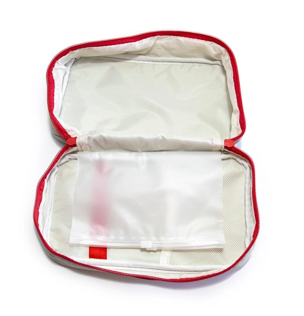 Домашня аптечка-органайзер для зберігання ліків і таблеток First Aid Pouch Large Сірий (1002160-Gray-0) - зображення 2