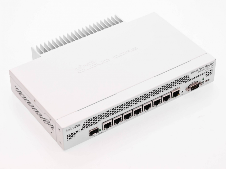 Маршрутизатор управляемый Mikrotik Cloud Core Router CCR1009-7G-1C-PC ...