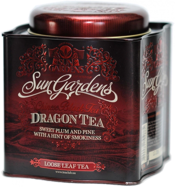Акція на Чай чорний розсипний Sun Gardens Dragon Tea 200 г жерстяна банка від Rozetka