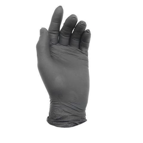 Нітрилові рукавички одноразові L NITRILUX-BLACK 100шт/уп - зображення 1