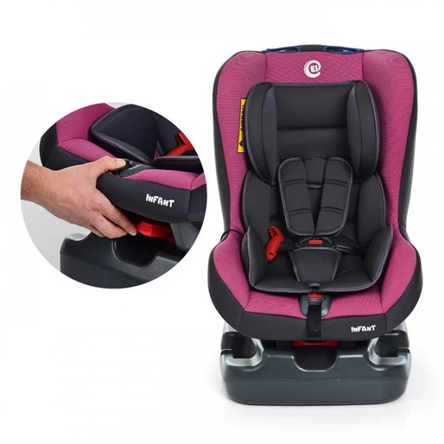 Автокрісло El Camino ME 1010 Infant сіро-рожеве група 0+/1 - зображення 3