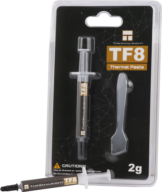 Термопаста Thermalright TF8 2 г – фото, відгуки, характеристики в ...