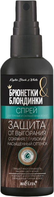 Спрей Брюнетки&Блондинки Защита от выгорания для темных и окрашенных ...