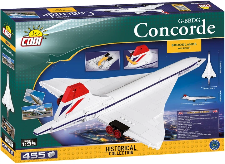 Конструктор Cobi Конкорд 1:95 455 деталей (COBI-1917) - зображення 2