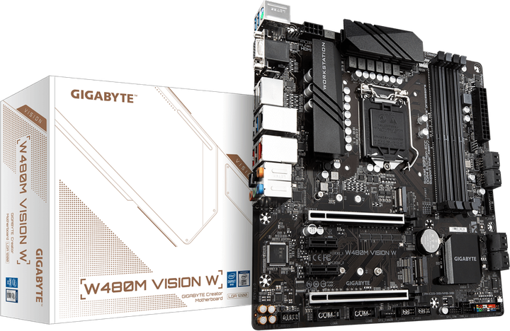 Материнская плата Gigabyte W480M VISION W (s1200, Intel W480, PCI-Ex16) - изображение 5