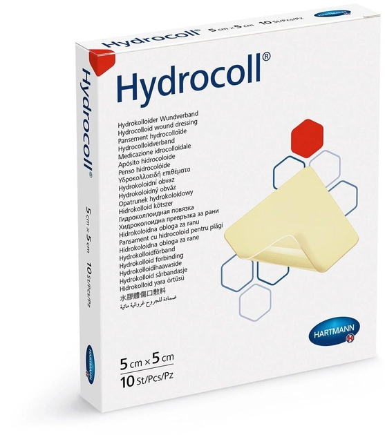 Гидроколоидная пов'язка Hydrocoll / Гидрокол 5х5см, 1 шт - зображення 2