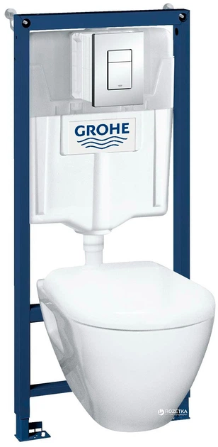 Інсталяція GROHE Rapid SL 38772001 Solido Perfect + підвісний унітаз ...
