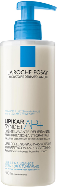 Крем-гель La Roche-Posay Lipikar Syndet АР очищающий для лица и тела 400 мл (3337875537315) 