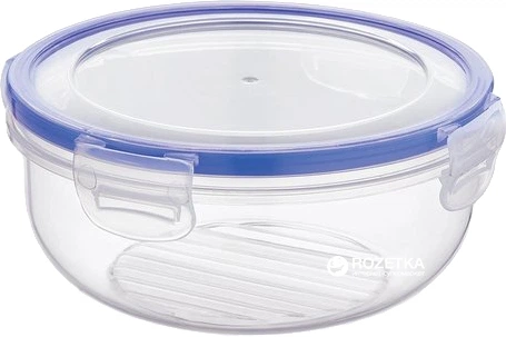 Харчовий контейнер круглий Bager Cook&Lock 1.35 л (BG-516) - Фото 1 Харчовий контейнер круглий Bager Cook&Lock 1.35 л (BG-516) - зображення 1
