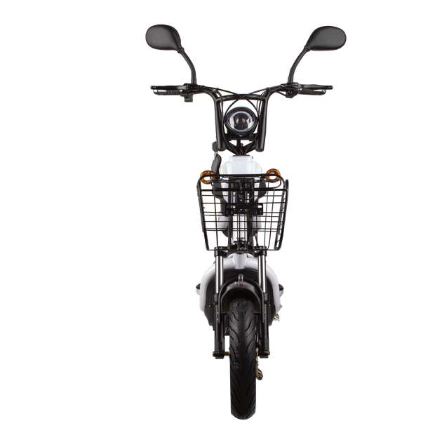 Электрический мопед R1 RACING Athena 500W/48V (белый) - изображение 2