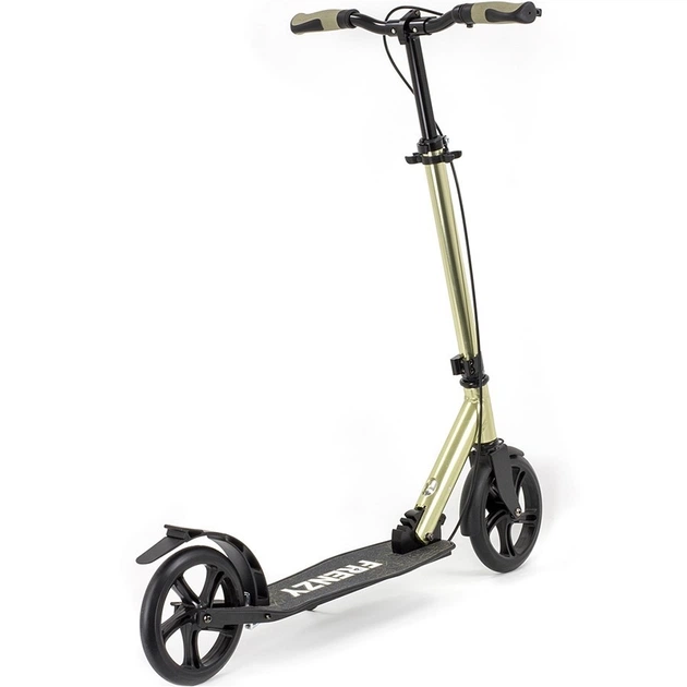 Городской самокат с ручным тормозом Frenzy Dual Brake Recreational Сhampagne (fz124) - изображение 3