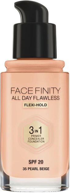 Podkład matujący Max Factor Facefinity All Day Flawless 3 in 1 No. 35 Pearl Beige 30 ml (3614225851568) - obraz 2