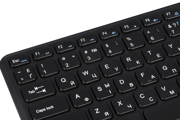 Клавиатура 2E Touch Keyboard KT100 WL Black (2E-KT100WB) - изображение 5
