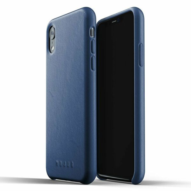 Кожаный чехол MUJJO Full Leather для Apple iPhone XR - Blue – фото ...