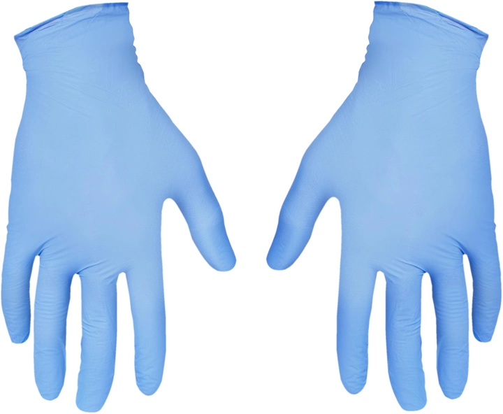 Одноразовые перчатки XoKo нитриловые без пудры Размер XS 10 шт Голубые (9869201151888) - изображение 5