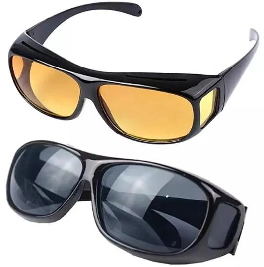 Антиблікові окуляри 2в1 нічні і денні HD Vision WrapArounds - зображення 1