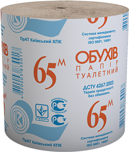 ROZETKA | Туалетная бумага Обухов 65 1 слой 48 рулонов (4820003831755 ...