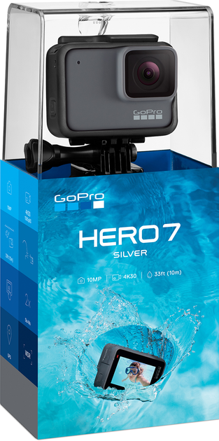 コンパクトデジタルカメラ GoPro - GoPro HERO silver Amazon | 【国内正規品】GoPro HERO7 Silver CHDHC-601-FW