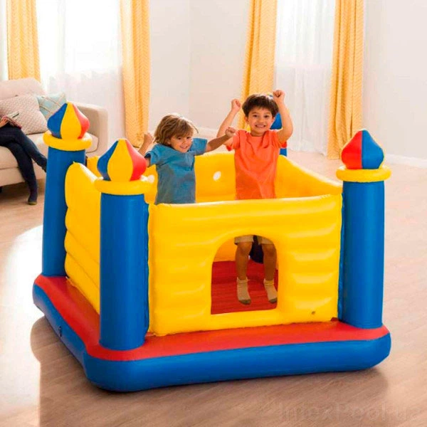 Trampolina dla dzieci Intex Castle Playhouse (6941057442594) - obraz 4