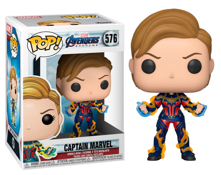 Captain marvel deals pop figure