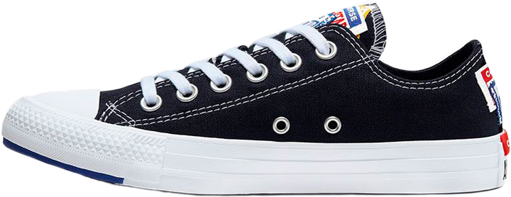 Converse Ctas Ox 166738C 39 6 24.8 Black Rush Blue