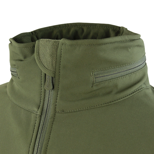 Тактический софтшелл с флисом утепленный Condor SUMMIT Soft Shell Jacket 602 Large, Олива (Olive) - изображение 3