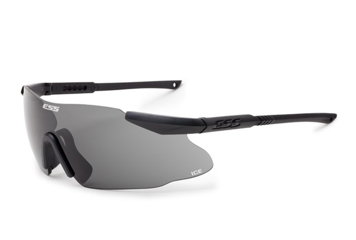 Балістичні окуляри ESS ICE-ONE Ballistic Eyeshield 740-0440 Smoke Grey (димчаті) - изображение 1