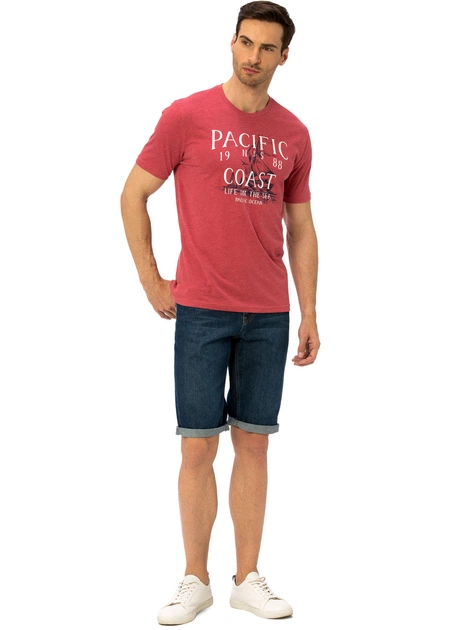 Мужская футболка LC Waikiki Pacific Coast S Коралловая (LCW T-shirt -2772-0) - изображение 3