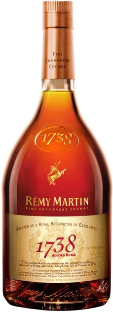 Коньяк Remy Martin 1738 Accord Royal 0.7 л 40% в подарочной