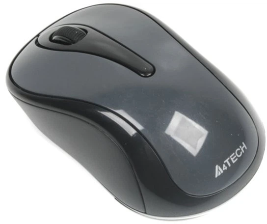 Mysz A4Tech G3-280N Wireless Glossy Grey (4711421874007) - obraz 3