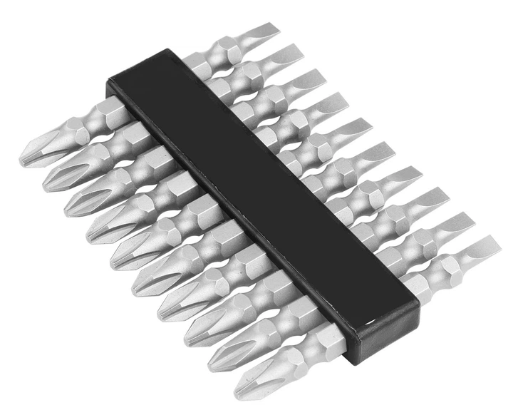 Биты Tolsen двухсторонние S2 РН2 + SL5.5 x 65 мм 10 шт (6933528721239 ...