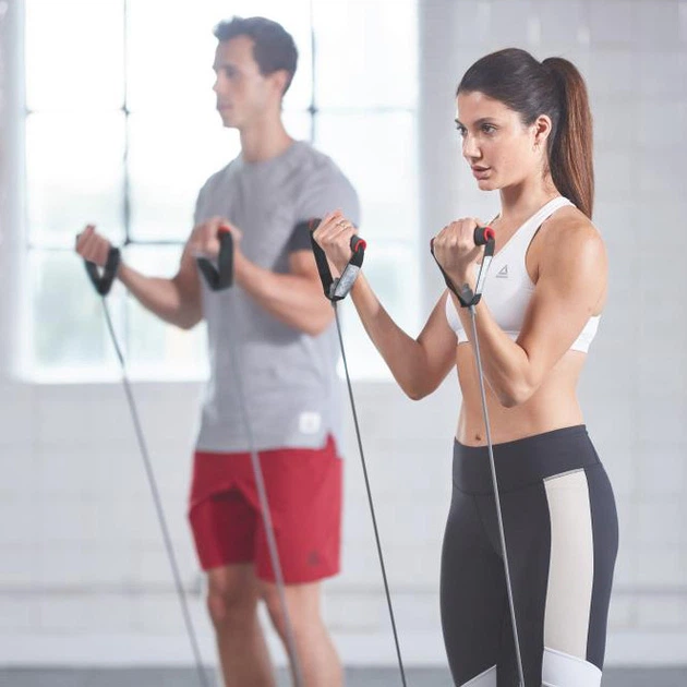Эспандер Reebok Resistance Tube - Light 120 см Grey (RATB-11030GR) - Фото 6 Эспандер Reebok Resistance Tube - Light 120 см Grey (RATB-11030GR) - изображение 6