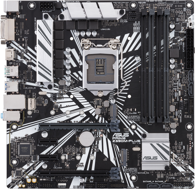 Материнская плата Asus Prime Z390M-Plus (s1151, Intel Z390, PCI-Ex16 ...