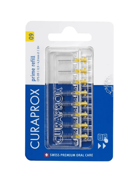 Zestaw szczoteczek międzyzębwych Curaprox Prime CPS09 Żółty 8 szt (7612412426540) - obraz 2