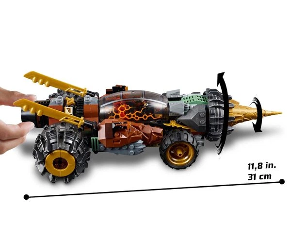 Конструктор LEGO NINJAGO Земляний бур Коула (70669) – іграшки з