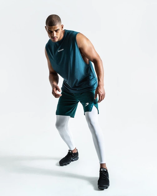 Тренировочная майка Boxraw Muscle XXL Зеленая - изображение 2