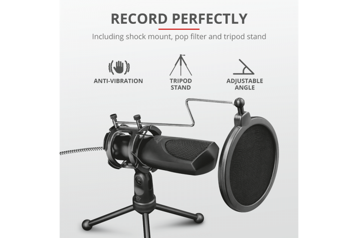 Мікрофон TRUST GXT 232 Mantis Streaming Microphone (TR22656
