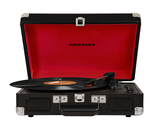 Програвач вінілу Crosley Cruiser Deluxe Black/Red c Bluetooth - Фото 1 Програвач вінілу Crosley Cruiser Deluxe Black/Red c Bluetooth - зображення 1