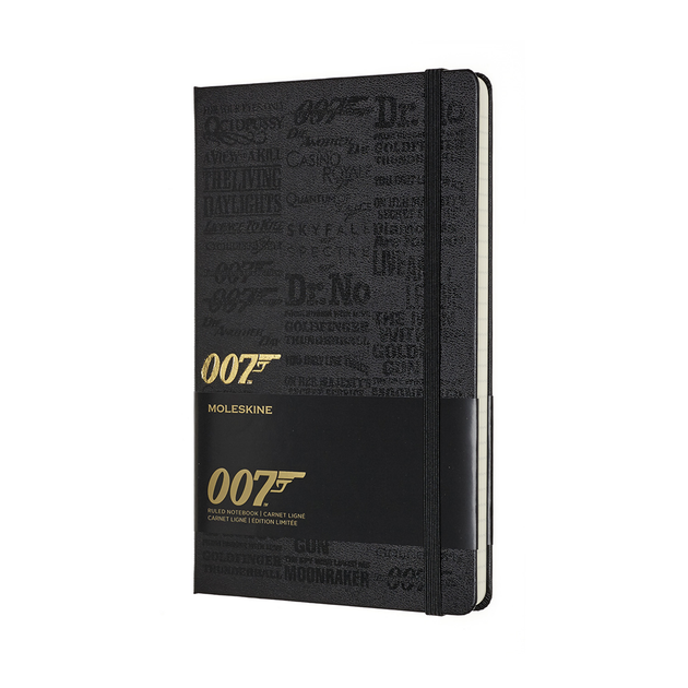 James bond deals moleskine notebook