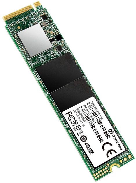 SSD диск Transcend MTE110S 512GB M.2 2280 PCIe 3.0 x4 3D NAND TLC (TS512GMTE110S) - изображение 3
