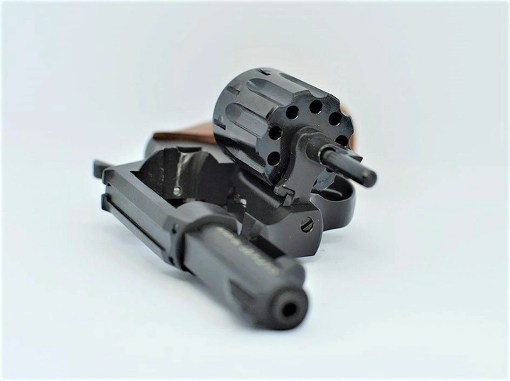 Револьвер под патрон Флобера Safari RF-431 cal. 4 мм пластиковая рукоятка, BLACK CERAKOTE - изображение 4