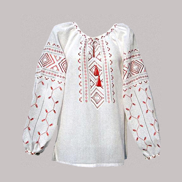 ROZETKA | Рубашка Украинская вышиванка 15 цвет белый размер L/XL. Цена ...