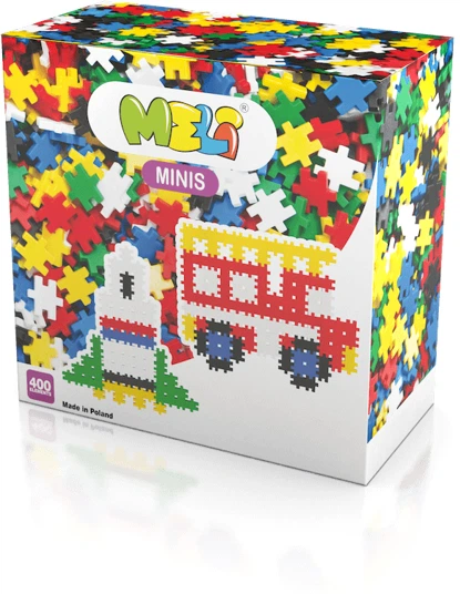 Klocki konstrukcyjne MELI Minis 400 elementów (5902431290355) - obraz 2